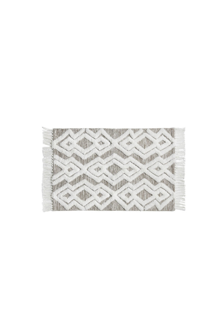 Tapis Nesna Gris clair 60 x 90 cm