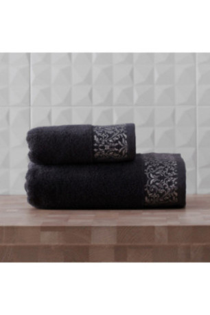 Serviette de bain SOFISTICADO Grise 50x90 cm