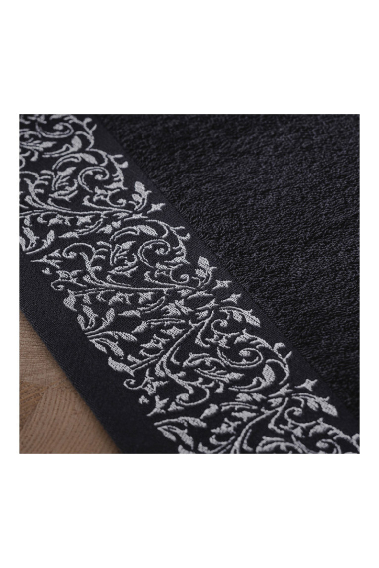 Serviette de bain SOFISTICADO Grise 50x90 cm