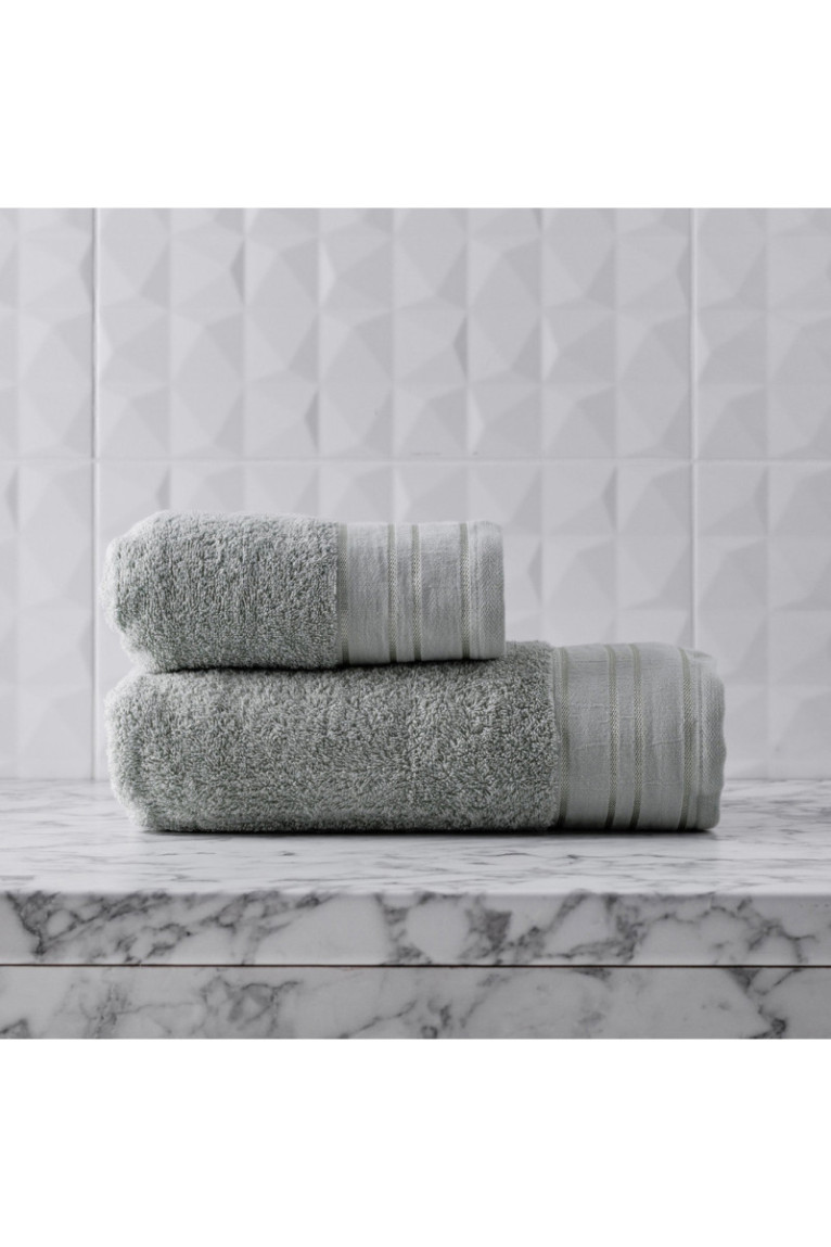 Serviette de bain Mauricio Vert clair