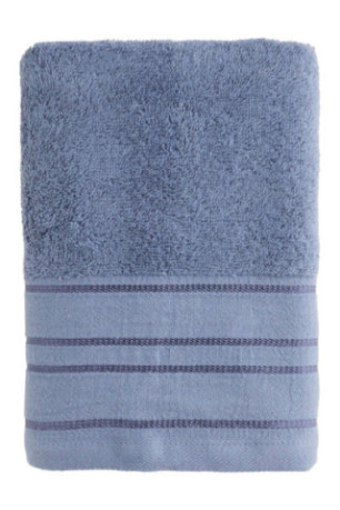 Serviette de bain Mauricio Bleu foncé 50 x 90 cm