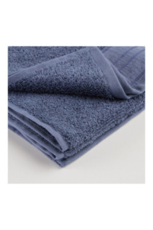 Serviette de bain Mauricio Bleu foncé 50 x 90 cm
