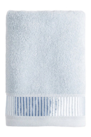 Serviette de bain ALICANTY Bleu clair 50 x 90 cm