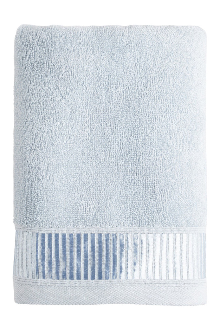 Serviette de bain ALICANTY Bleu clair 50 x 90 cm