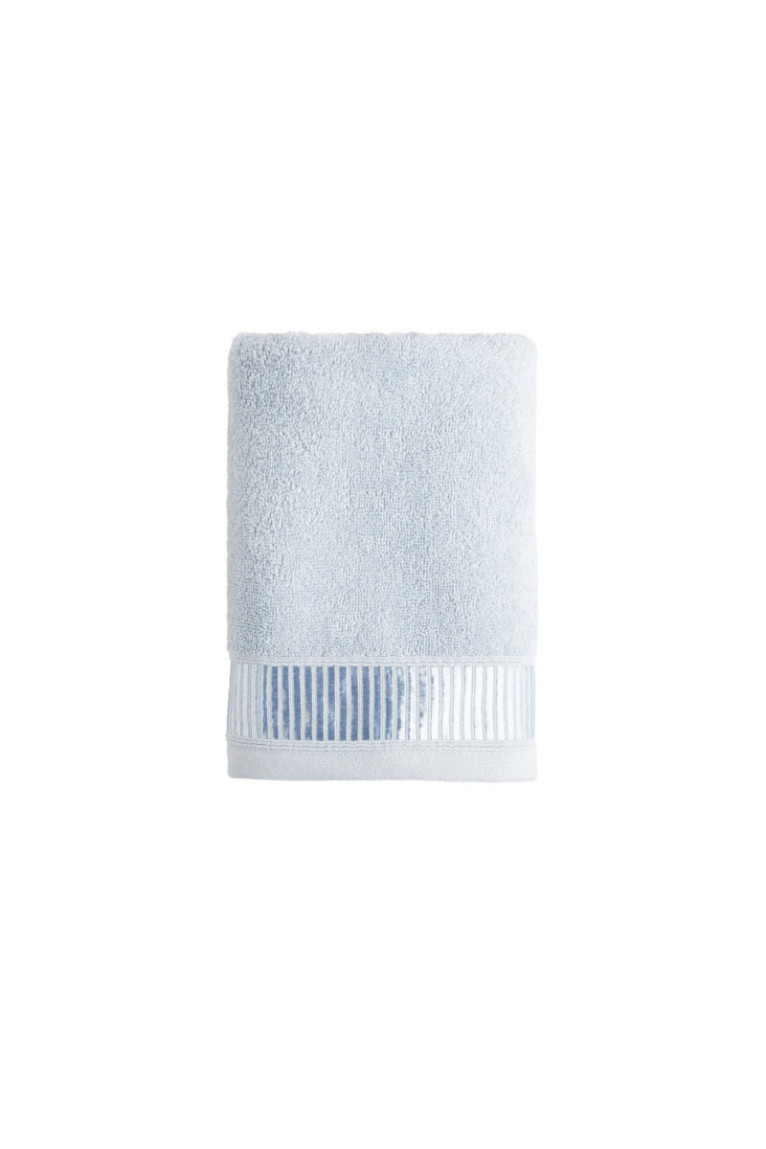 Serviette de bain ALICANTY Bleu clair 50 x 90 cm