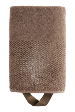 Serviette de bain Strippo Beige 50 x 90 cm