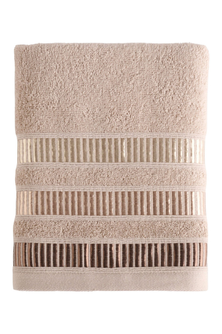 Serviette de bain Alicante Beige 50 x 90 cm
