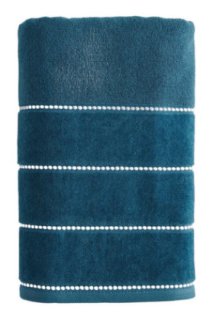 Serviette de bain Velly Turquoise foncé 90 x 140 cm