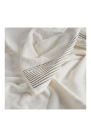 Drap de bain décoratif Terrin Blanc 70 x 130 cm