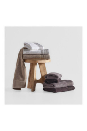 Drap de bain décoratif Terrin Blanc 70 x 130 cm
