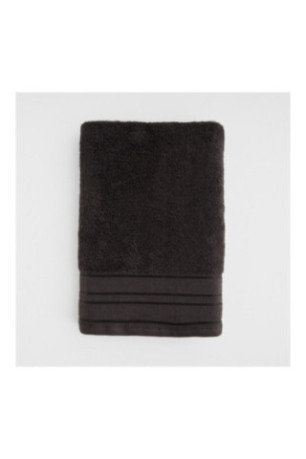 Serviette de bain Mauricio Noir 70 x 130 cm