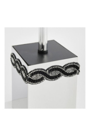 Porte-brosse WC Simply New Argent Foncé 38.5x30.5x68 cm