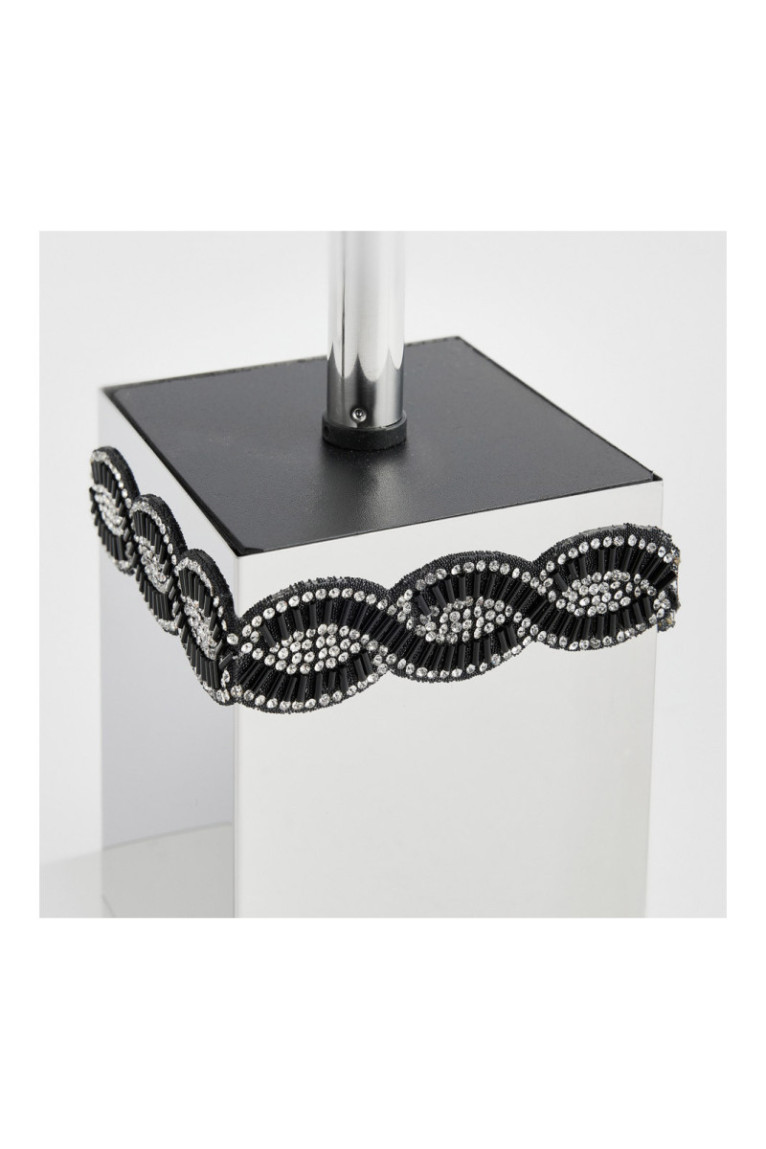 Porte-brosse WC Simply New Argent Foncé 38.5x30.5x68 cm