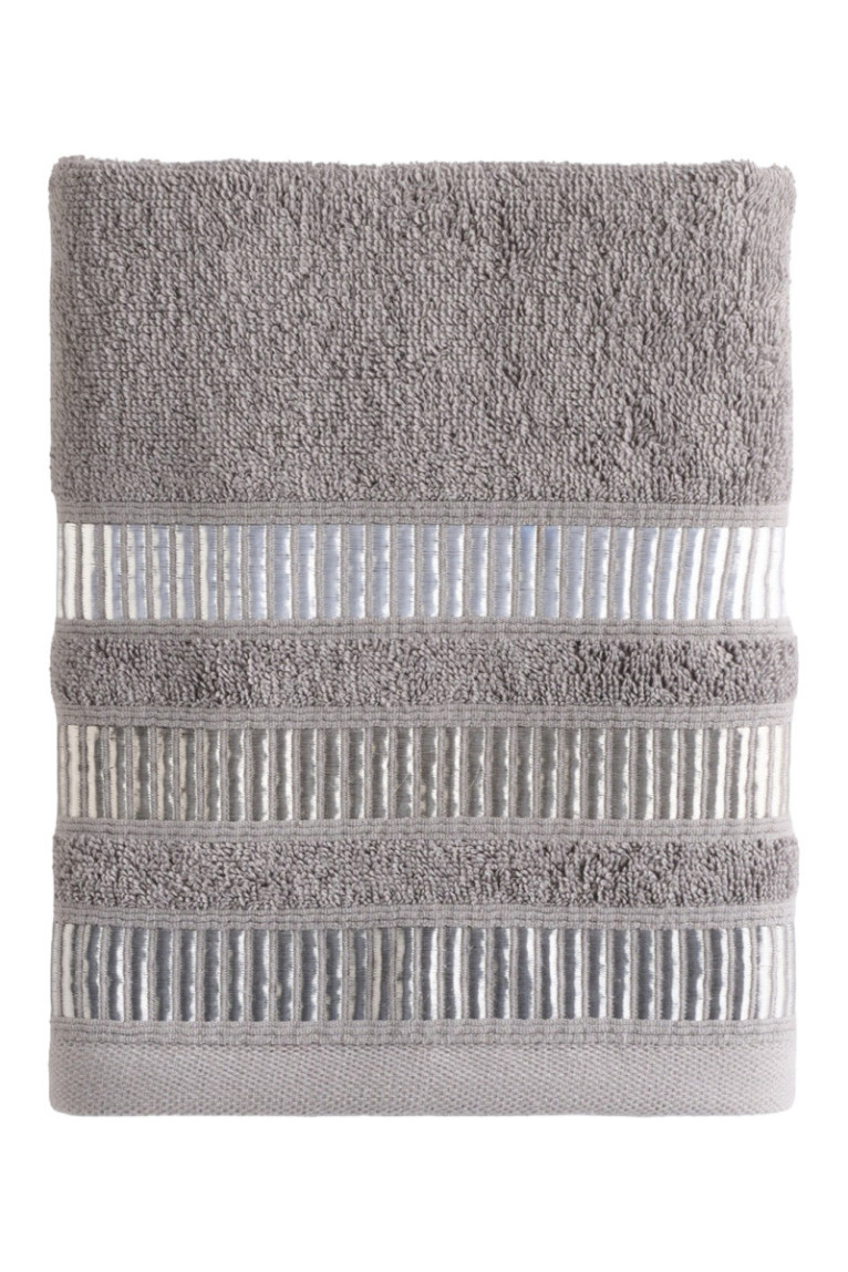 Serviette de bain Alicante Gris 50 x 90 cm
