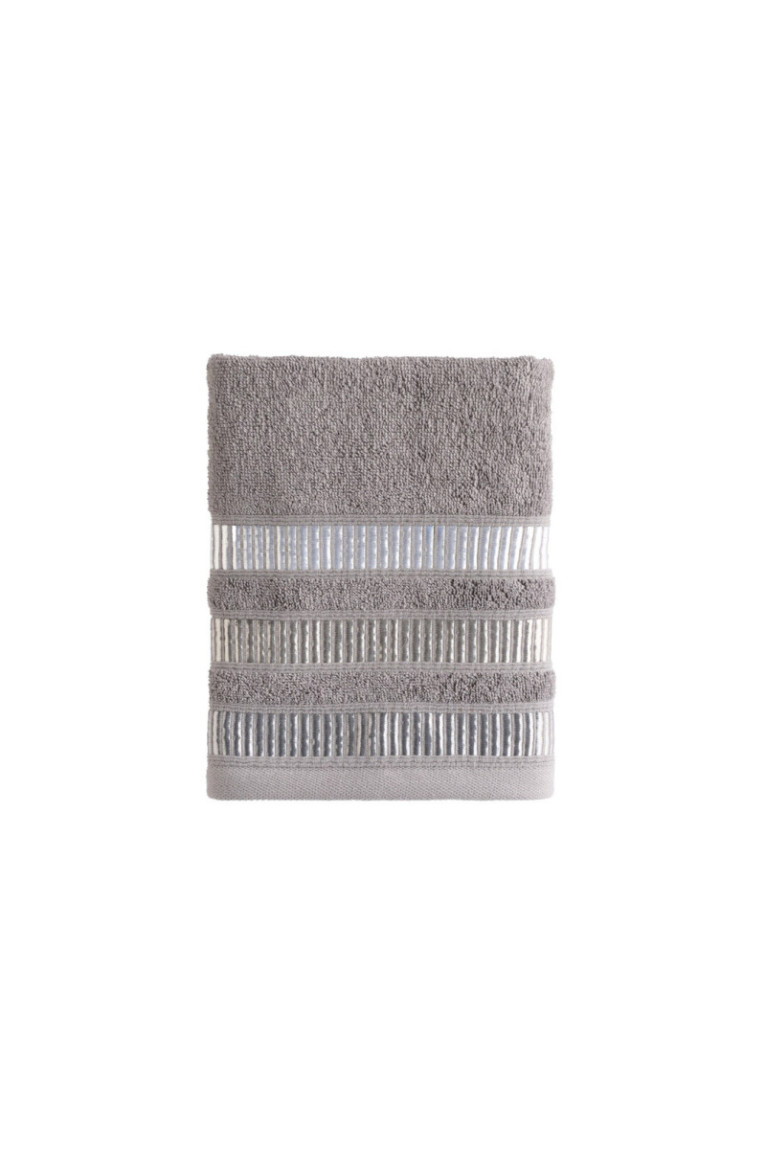 Serviette de bain Alicante Gris 50 x 90 cm