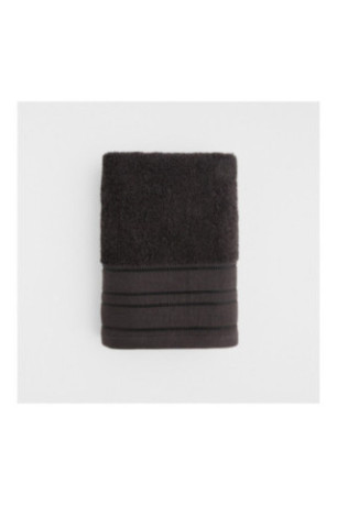 Serviette de bain Mauricio Noir 50 x 90 cm