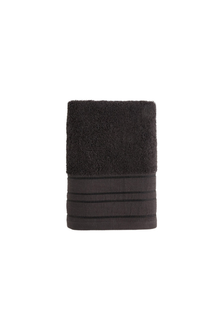 Serviette de bain Mauricio Noir 50 x 90 cm