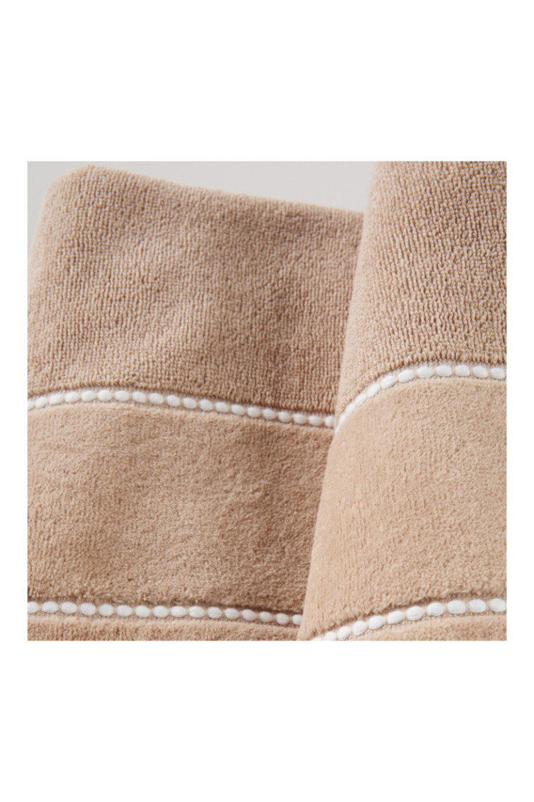Drap de bain Velly Beige clair 90 x 140 cm