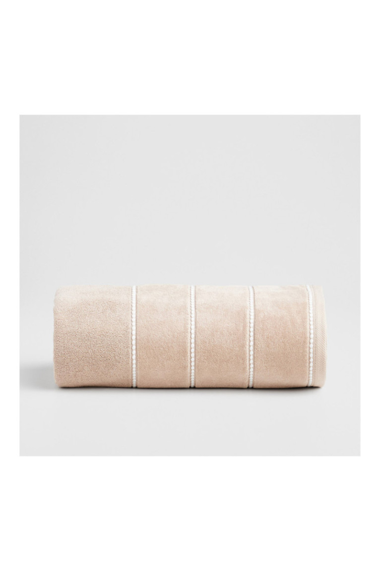 Drap de bain Velly Beige clair 90 x 140 cm