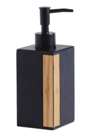 Distributeur de savon Foyerwood Noir 7x18 cm