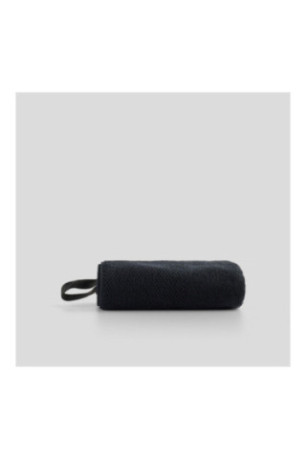 Serviette de toilette STRIPPO Noir 50 x 90 cm