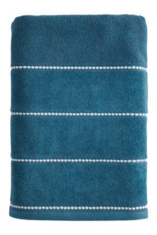 Serviette de bain Velly Turquoise foncé 70 x 130 cm