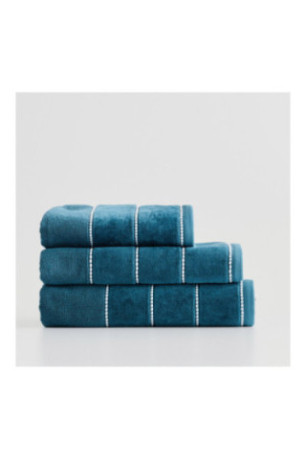 Serviette de bain Velly Turquoise foncé 70 x 130 cm
