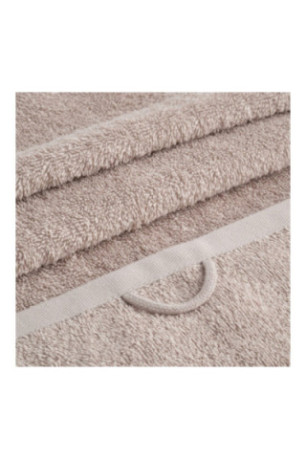 Serviette de toilette décorative Makrino Gris clair 50 x 90 cm