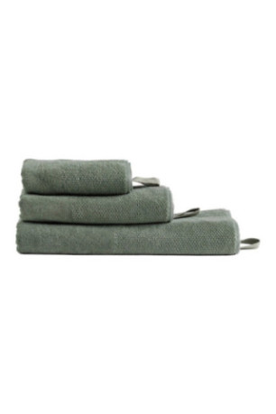 Serviette de bain STRIPPO Vert 50 x 90 cm