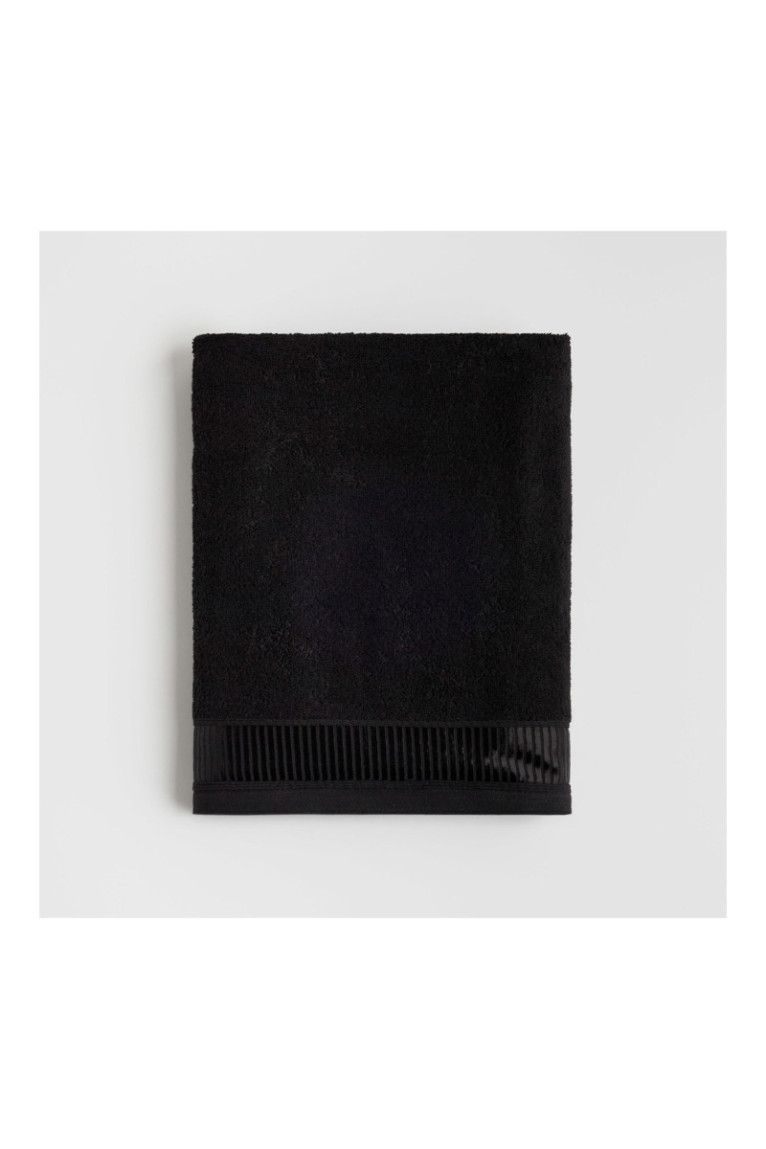 Drap de bain Alicanty Noir 70 x 130 cm