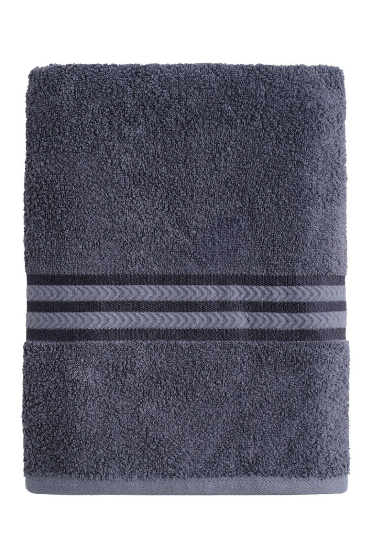 Drap de bain Mauris Bleu foncé 70 x 130 cm