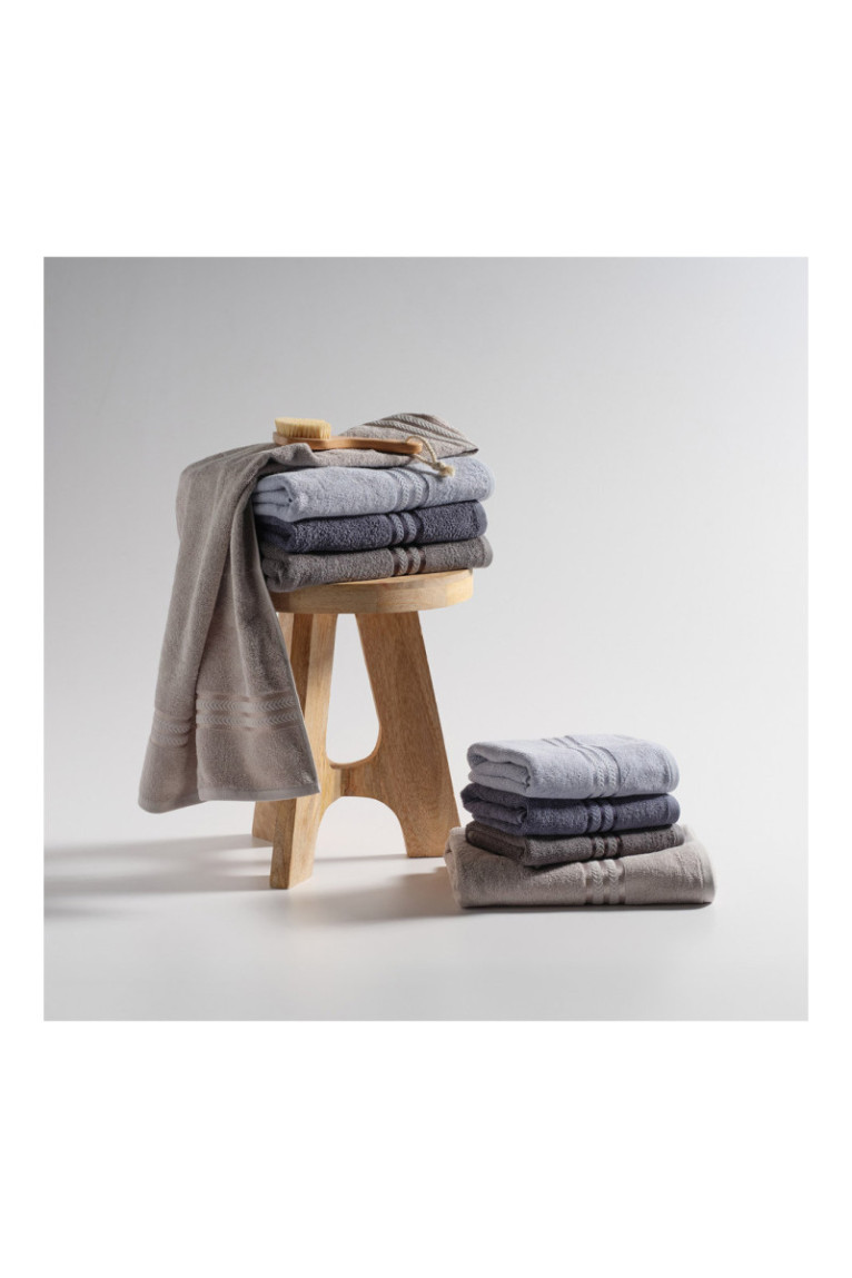 Drap de bain Mauris Bleu foncé 70 x 130 cm