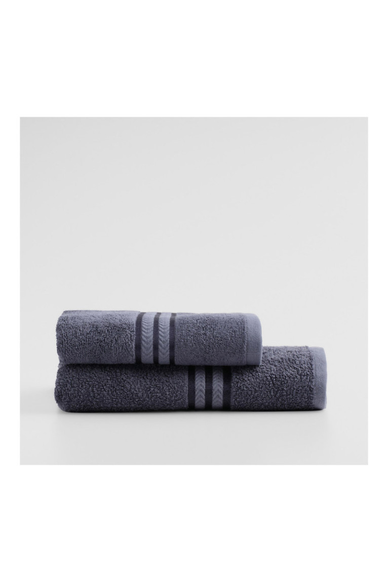 Drap de bain Mauris Bleu foncé 70 x 130 cm