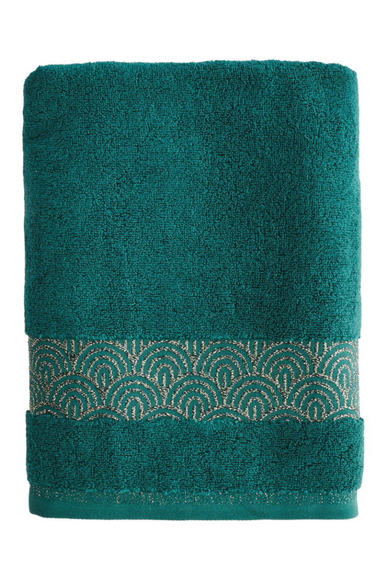 Drap de bain Rapello Vert foncé 70 x 130 cm