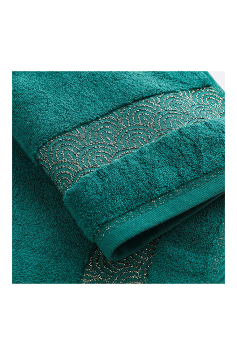 Drap de bain Rapello Vert foncé 70 x 130 cm