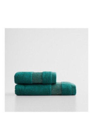 Drap de bain Rapello Vert foncé 70 x 130 cm