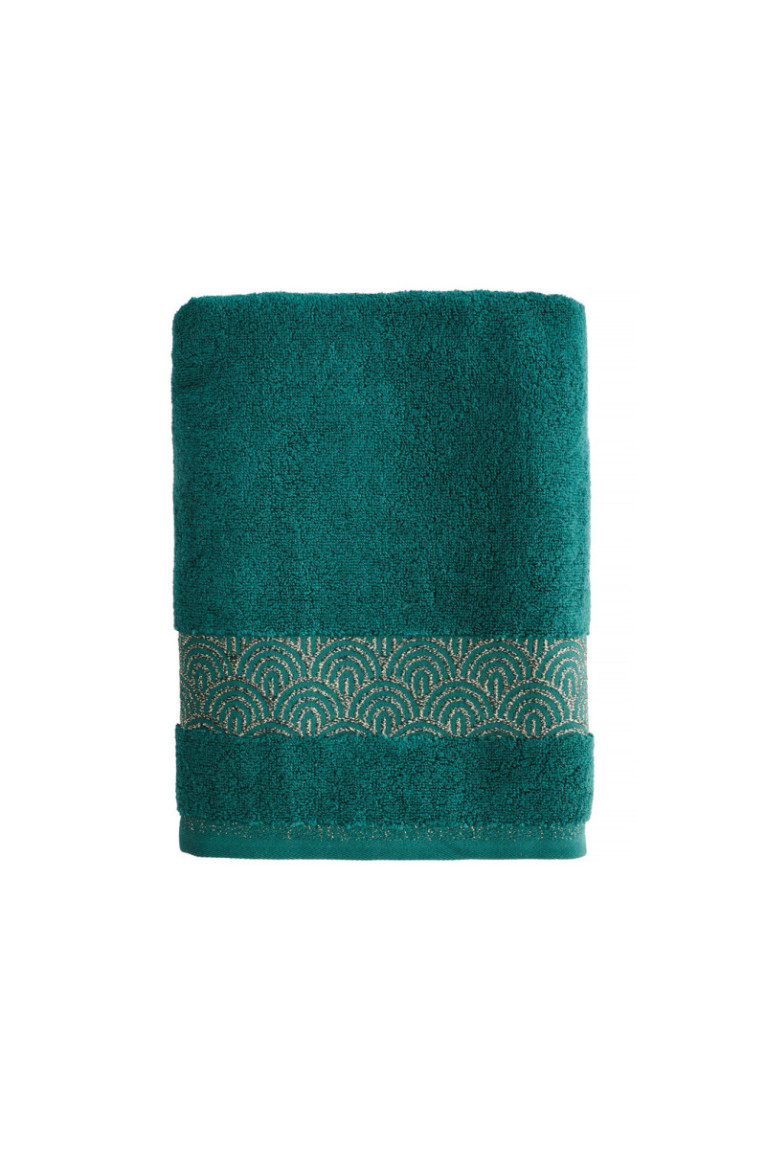 Drap de bain Rapello Vert foncé 70 x 130 cm