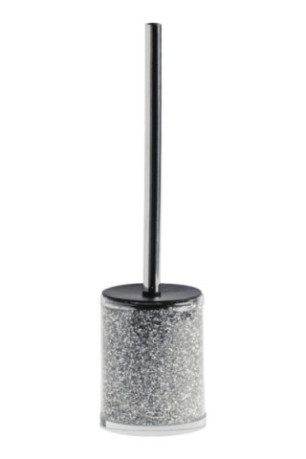 Brosse WC SHINOSO Argent 9.5 x 38 cm