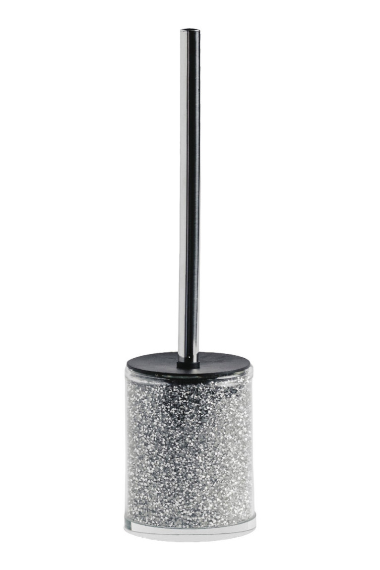 Brosse WC SHINOSO Argent 9.5 x 38 cm