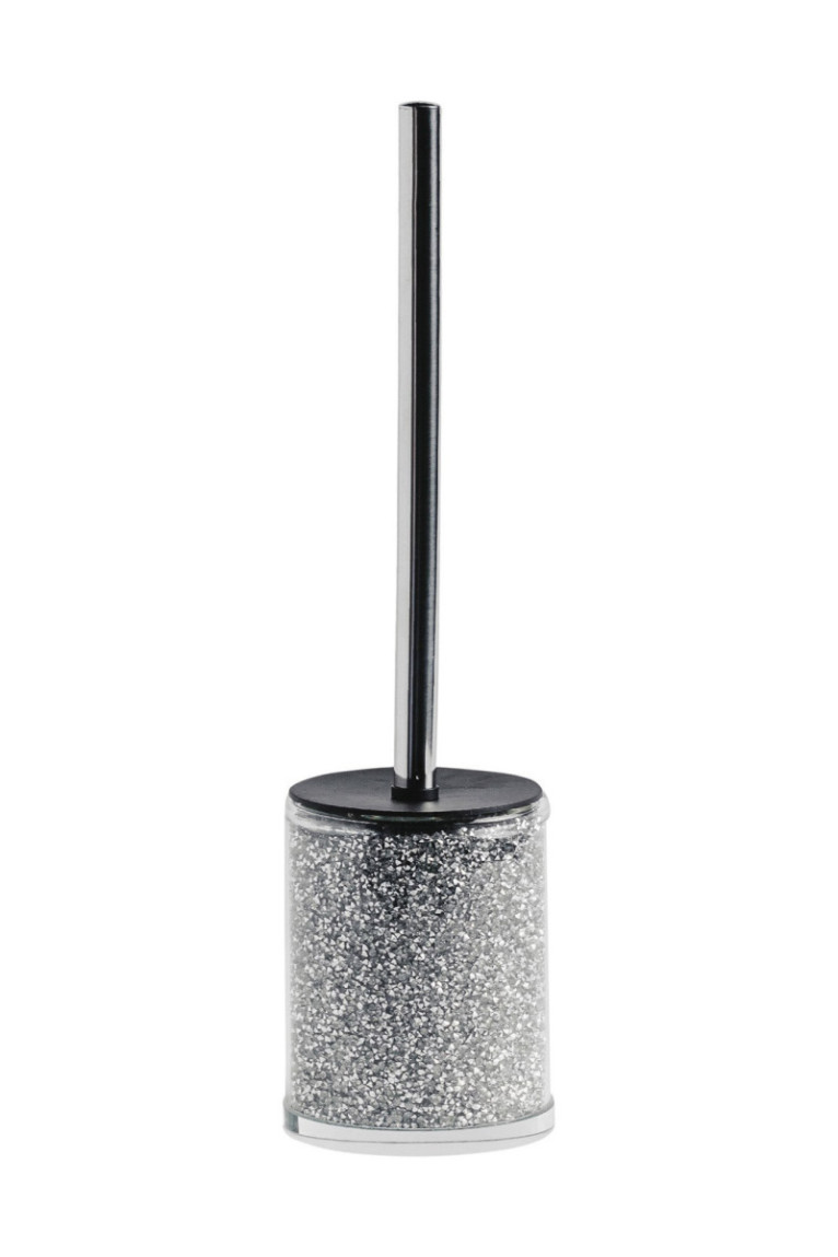 Brosse WC SHINOSO Argent 9.5 x 38 cm