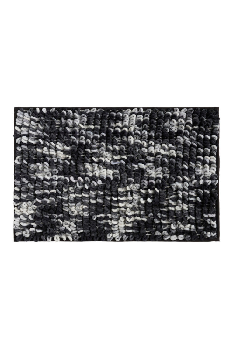 Tapis de bain Loopso Noir 40x60 cm