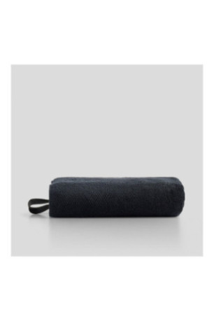 Serviette de bain Strippo Noir 70 x 130 cm