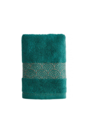 Serviette de bain Rapello Vert foncé 50 x 90 cm