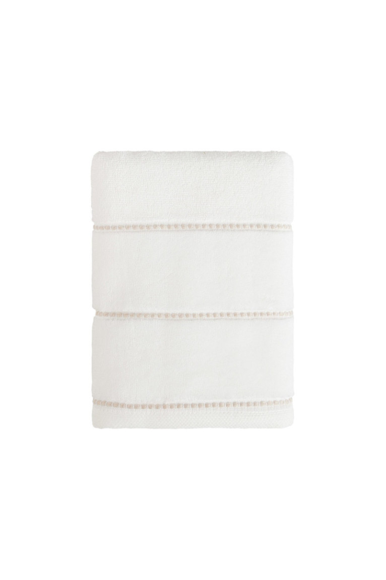 Serviette de bain Velly Blanche 50 x 90 cm