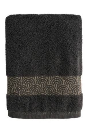 Drap de bain Rapello Noir 70 x 130 cm