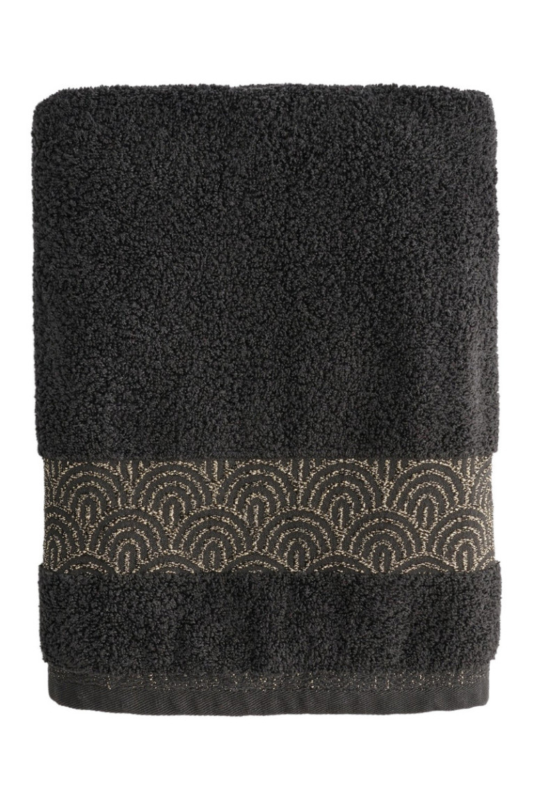 Drap de bain Rapello Noir 70 x 130 cm