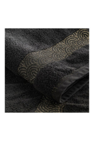 Drap de bain Rapello Noir 70 x 130 cm