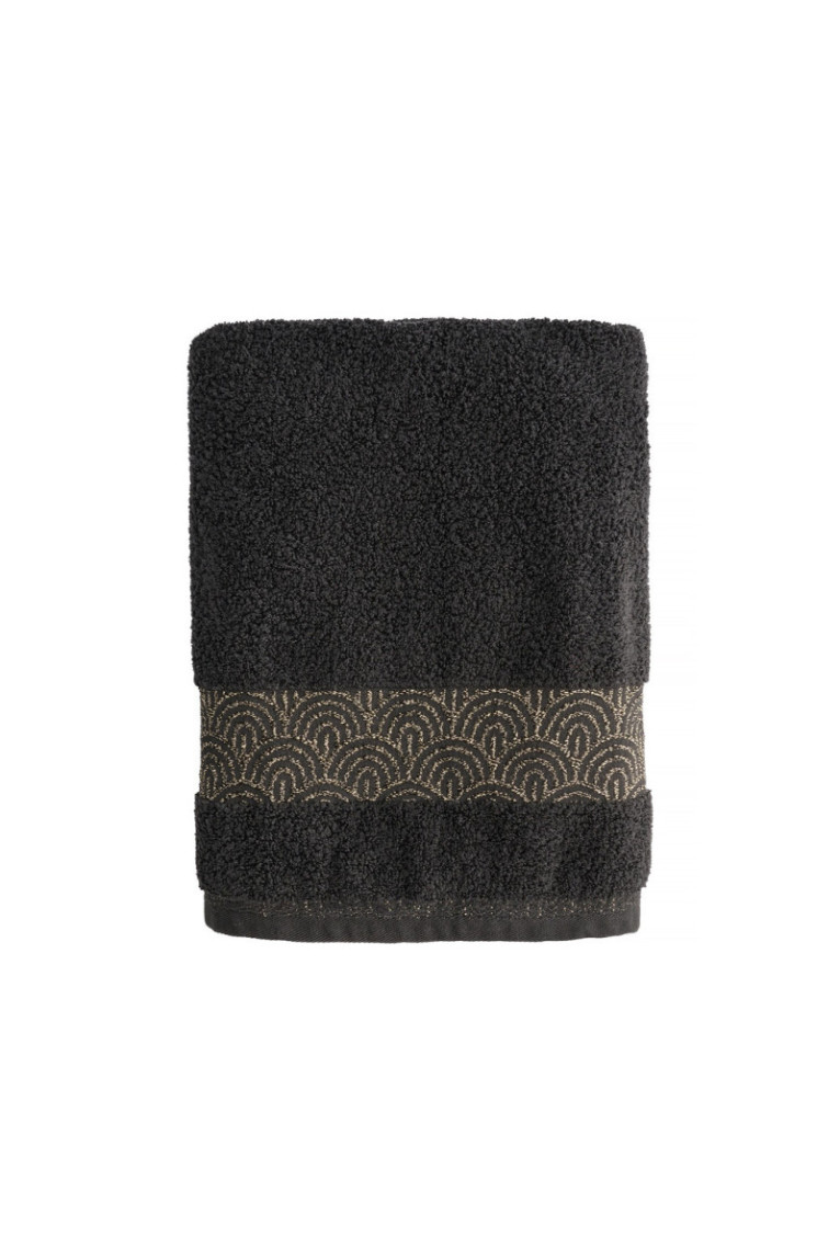 Drap de bain Rapello Noir 70 x 130 cm