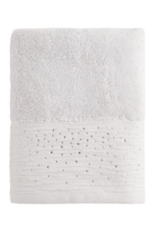 Serviette de bain Cristales Grise 50x90 cm