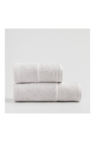 Serviette de bain Cristales Grise 50x90 cm